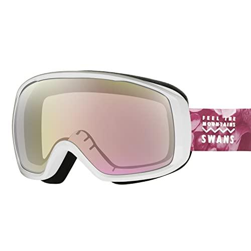 スワンズ] スノーゴーグル 200-MDHS L/W ピンクミラー×ブライトピンク 