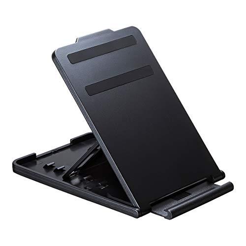 サンワサプライ スマートフォン・タブレットスタンド 折りたたみ可 薄型・モバイル 5段階角度調整可 ブラック PDA-STN33BK｜gs-shopping｜06