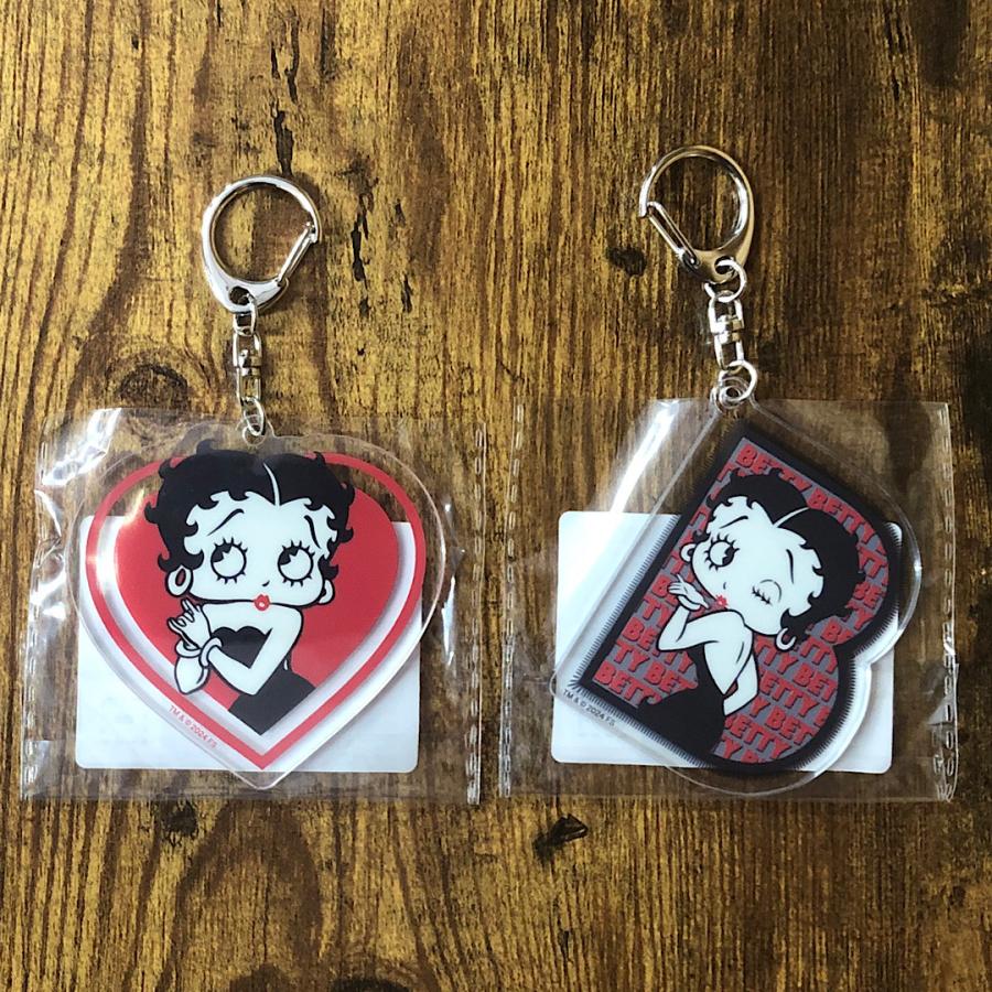 アクリルキーホルダー BETTY BOOP ハート ベティちゃん ベティ ブープ