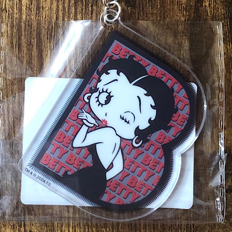 アクリルキーホルダー BETTY BOOP Bマーク ベティちゃん ベティ ブープ