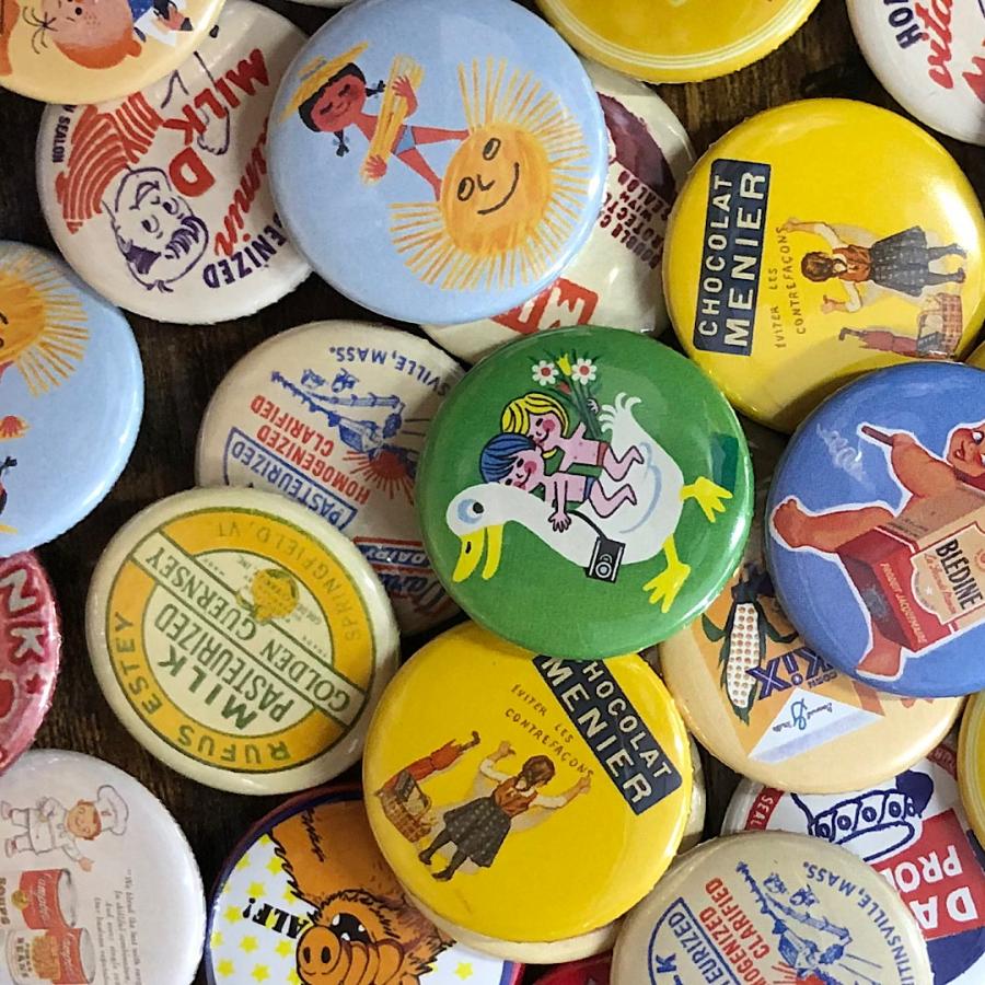 缶バッチ McDonalds マクドナルド COAST TO アドバタイジング 缶バッジ