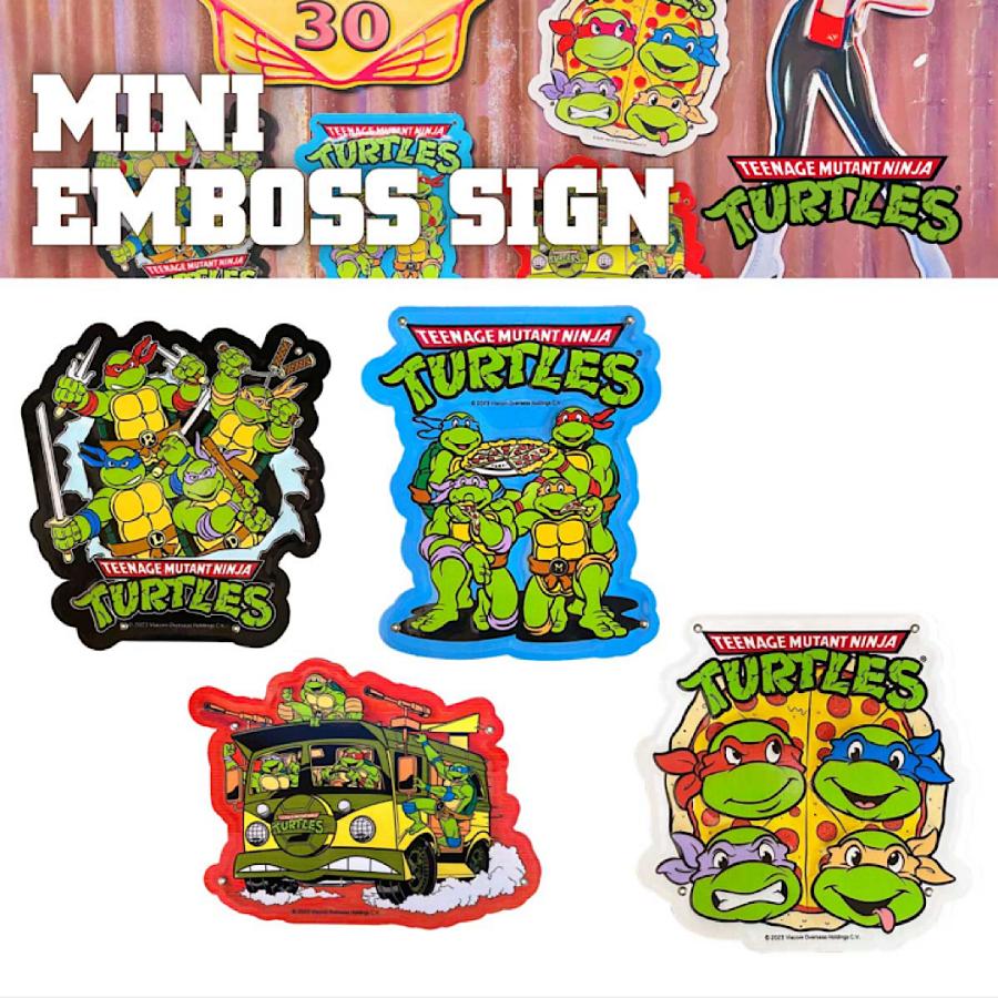 EMBOSS METAL SIGN Teenage Mutant Ninja Turtles B ミュータント