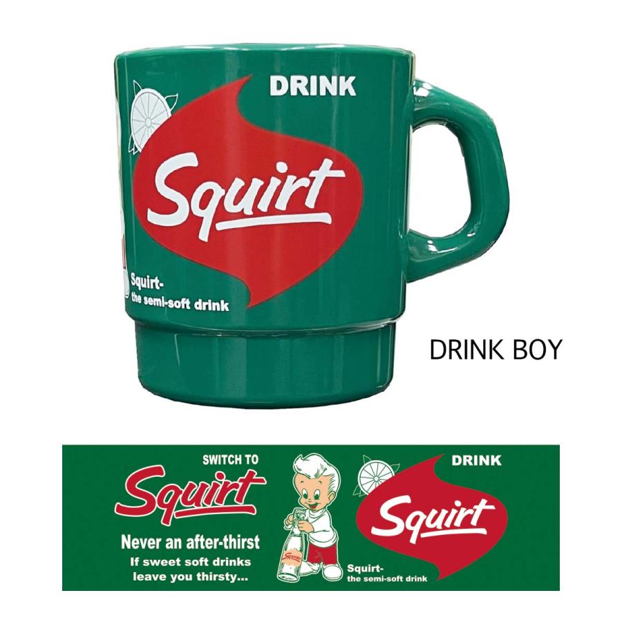 ミルキー スタッキング マグカップ Squirt DRINK BOY コップ