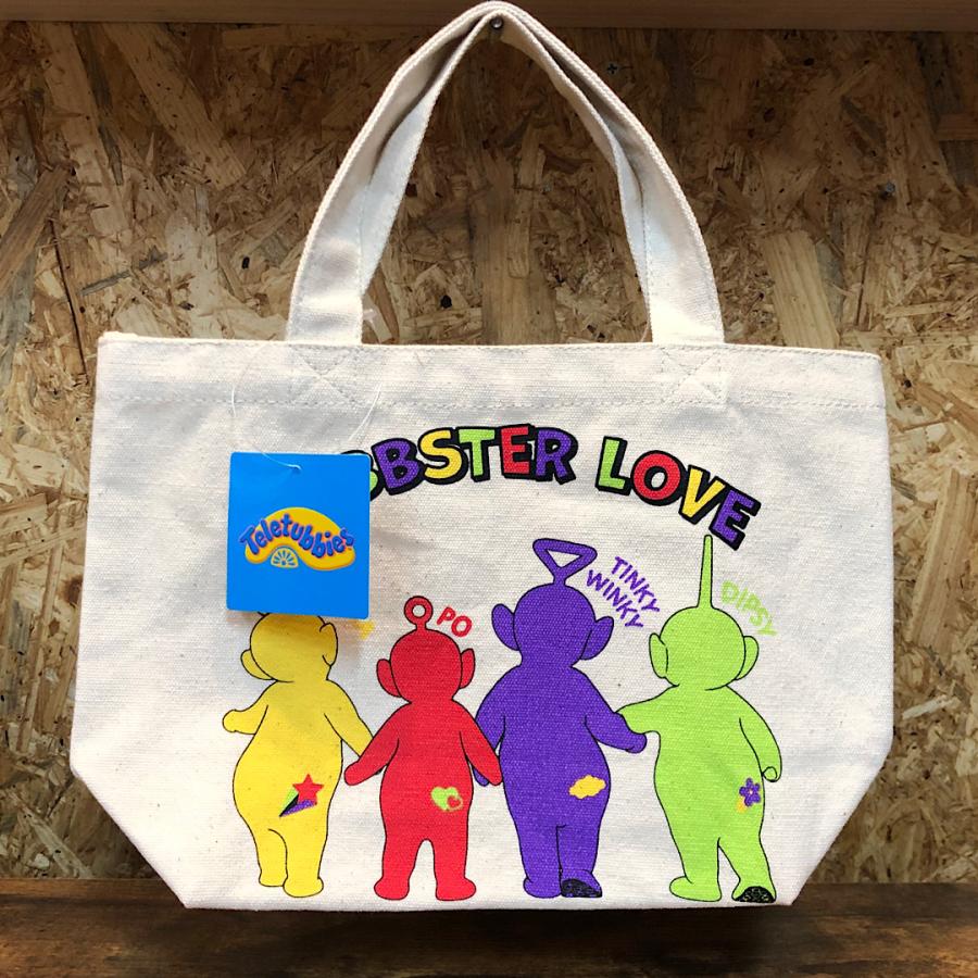 ミニトートバッグ テレタビーズ おしり マチ付コットンバッグ