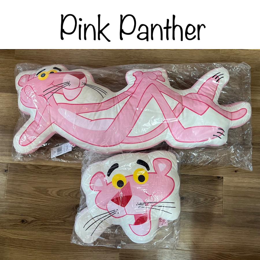 amitie ピンク レースクッション 2個セット 2種セット ピンクパンサー ダイカットクッション アメリカン雑貨 : GS