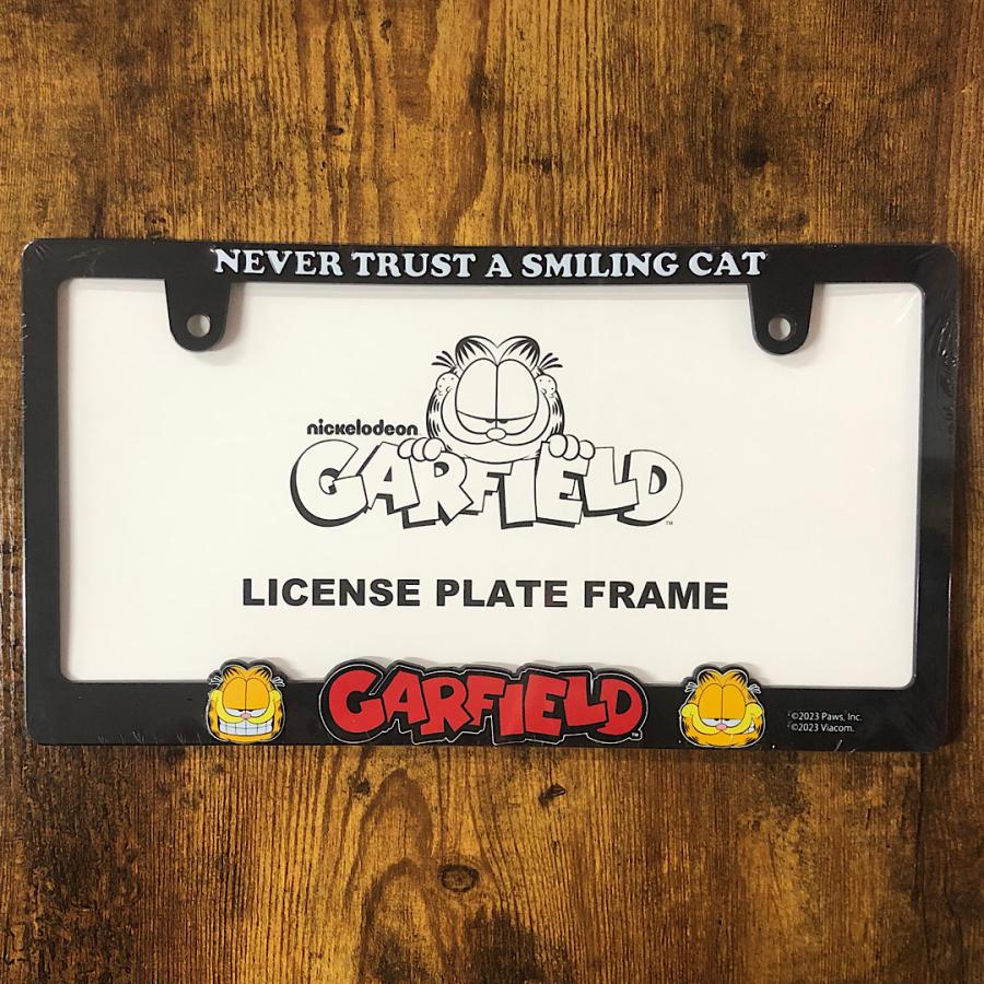 GARFIELD LICENSE PLATE FRAME ライセンス プレート フレーム 