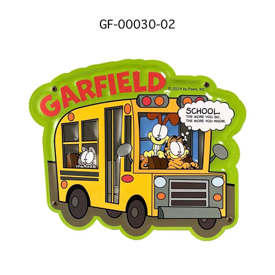 GARFIELD MINI EMBOSS METAL SIGN B ガーフィールド エンボスメタルサイン ブリキ看板 アメリカン雑貨 : GS ...