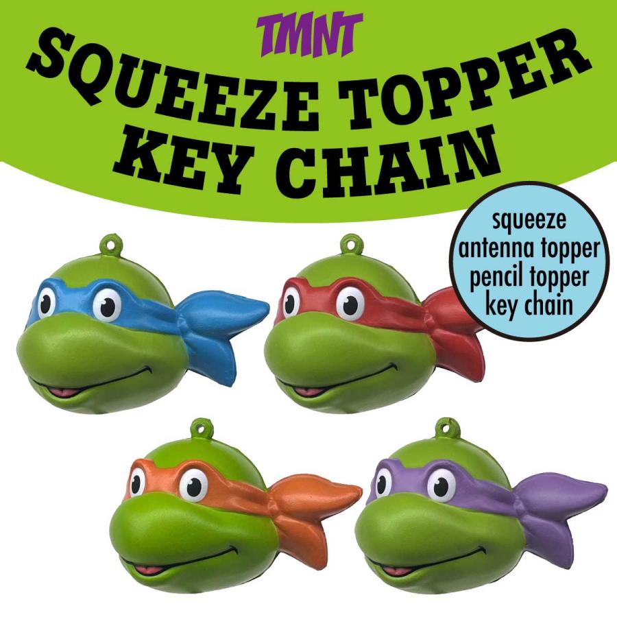 スクイーズトッパーキーチェーン Mutant Turtles タートルズ