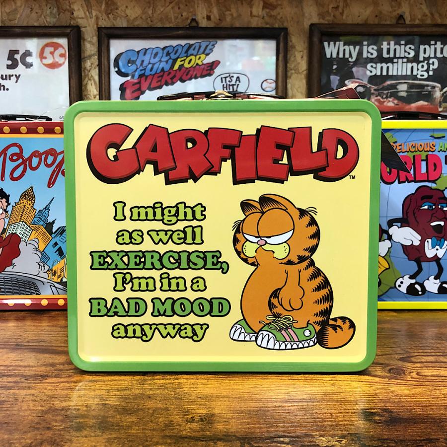 Garfield VINTAGE LUNCH BOX ガーフィールド ランチボックス お弁当箱