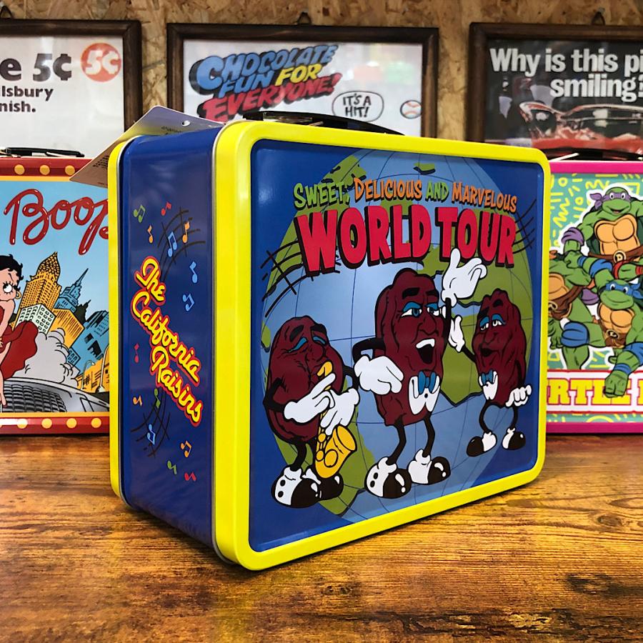 RAISIN VINTAGE LUNCH BOX カリフォルニア レーズン ランチボックス お