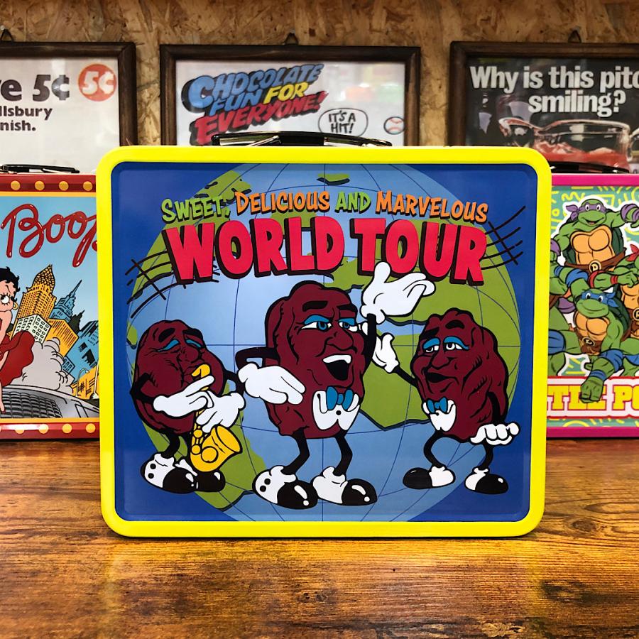 RAISIN VINTAGE LUNCH BOX カリフォルニア レーズン ランチボックス お