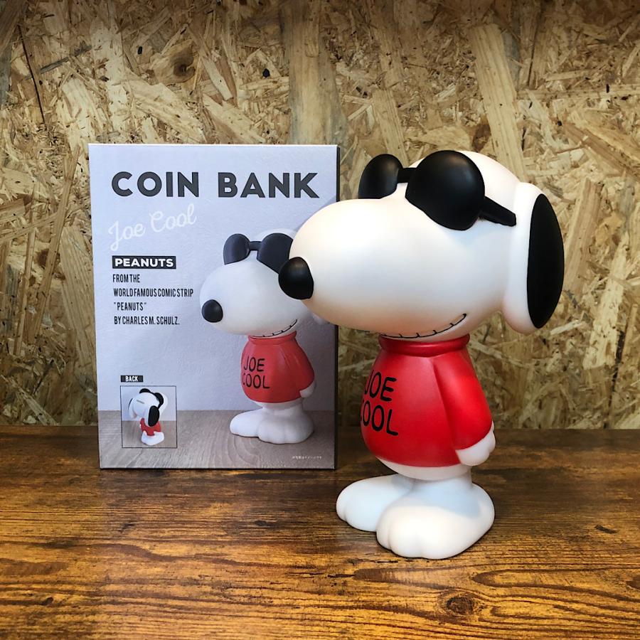 スヌーピー ソフビバンク ジョー・クール 貯金箱 SNOOPY PEANUTS