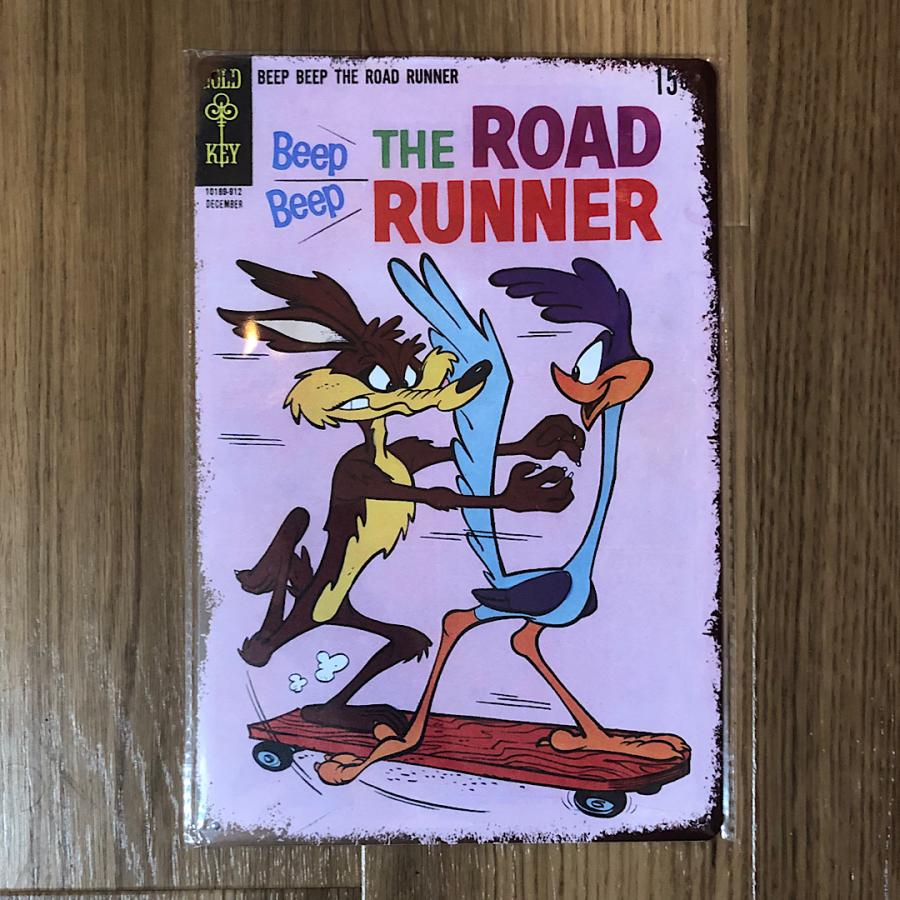 ティンサイン ROAD RUNNER ロードランナー ワイリーコヨーテ Beep