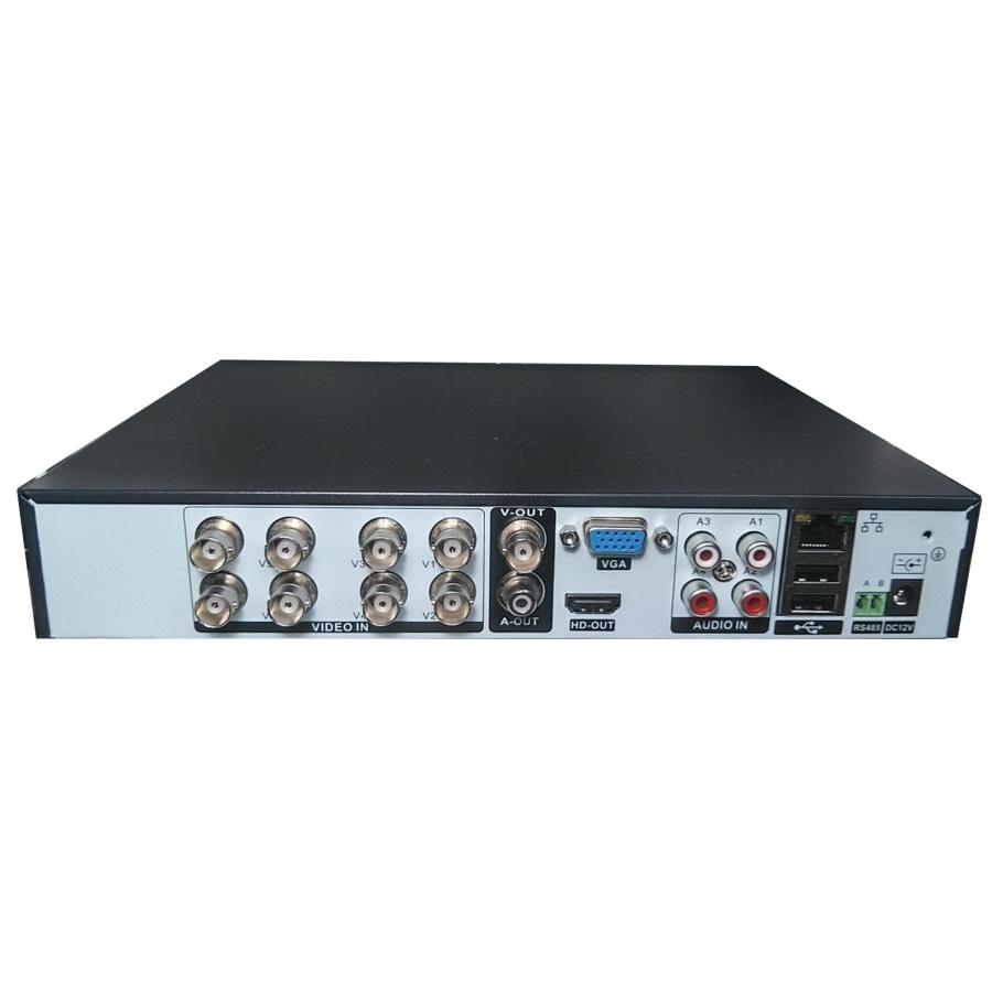 防犯カメラ用 DVR 8CHレコーダー HDD-1TB1080N LAN接続 HD 高画質録画