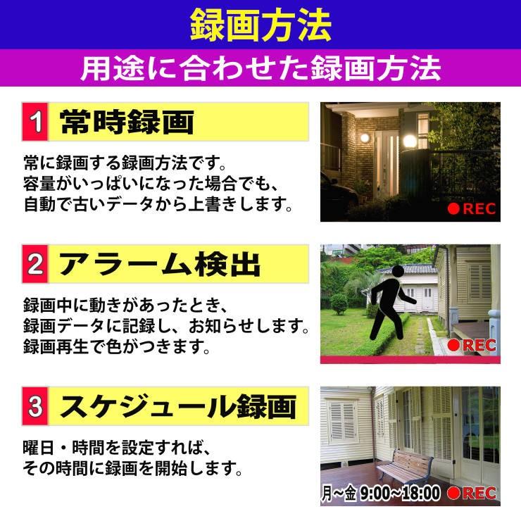 防犯カメラ 210万画素 SONY製 POE カメラ レコーダー 選択セット (LAN接続） 1080P フルHD 高画質 監視カメラ 屋外 屋内 赤外線 夜間撮影 ネットワーク スマホ |  | 16