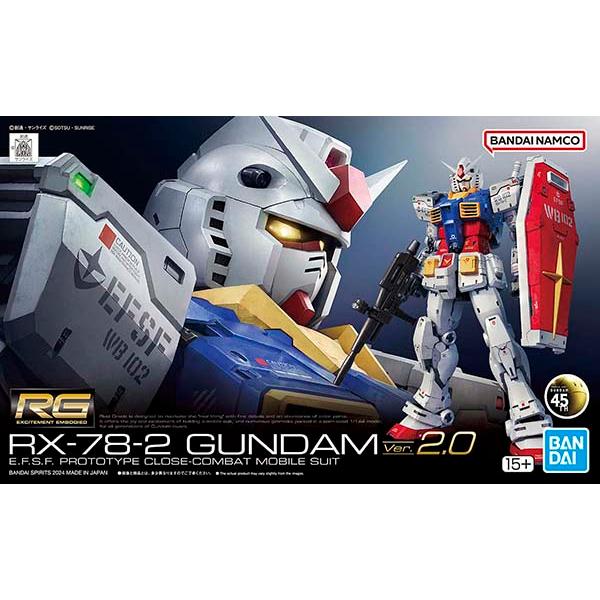 BANDAI RG 1/144 RX-78-2 ガンダム Ver.2.0 ガンプラ : ガンダム BANDAI RG 1/144 RX-78-2 ガンダム Ver.2.0 ガンプラ : ガンダム