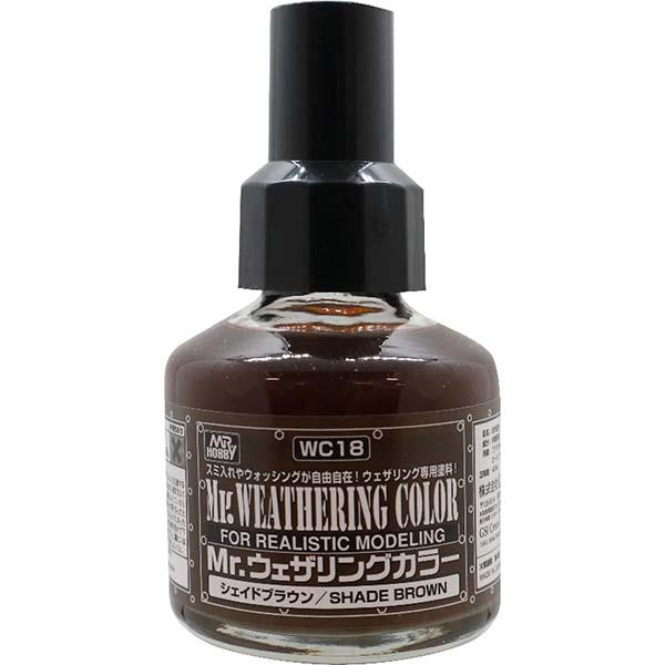 Mr.HOBBY WC18 Mr.ウェザリングカラー シェイドブラウン 塗料 | GSIクレオス