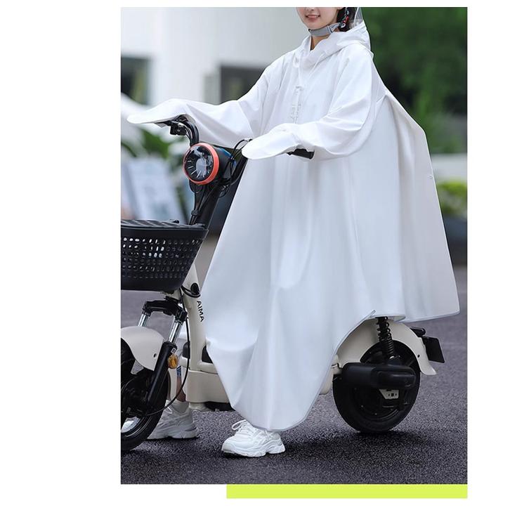 【新作10％OFF】レインコート 自転車 リュック レインポンチョ 二重ツバ 反射テープ アウトドア 防災 バイク フェスレインコート ロング丈 通学 通勤 爆買 | ブランド登録なし | 09