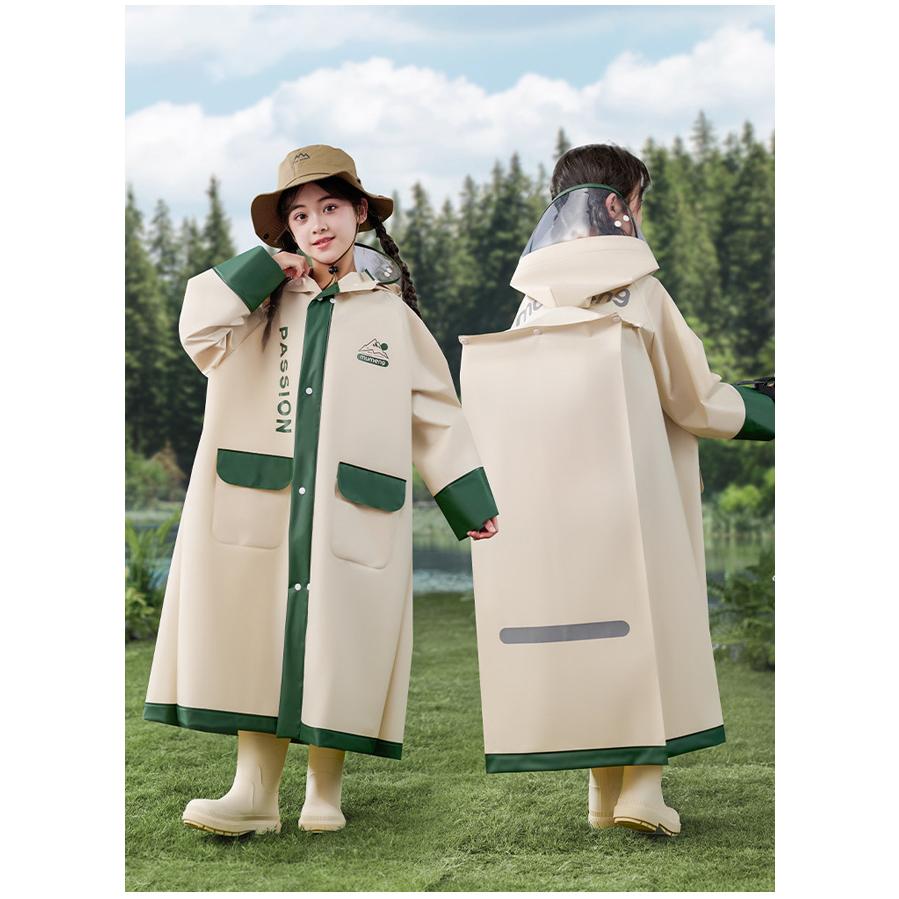 【新作10％OFF】レインコート キッズ ランドセル対応 キッズ 撥水 女の子 男の子 透明バイザー 反射テープ ファスナー 安全 レインウェア 通学 雨合羽 爆買 | ブランド登録なし | 10