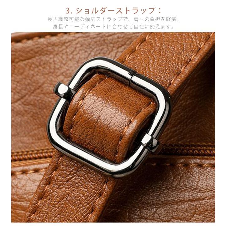 ショルダーバッグ 多ポケット バケツ型 多機能 斜めがけ オールマッチ