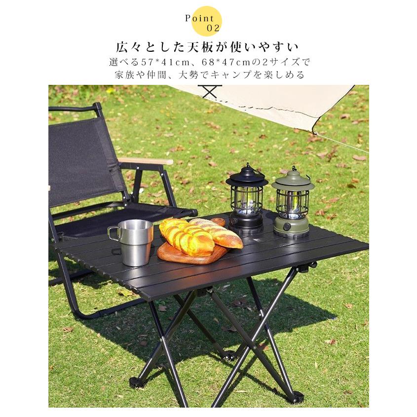 アウトドアテーブル 折りたたみ ローテーブル キャンプ コンパクト 超