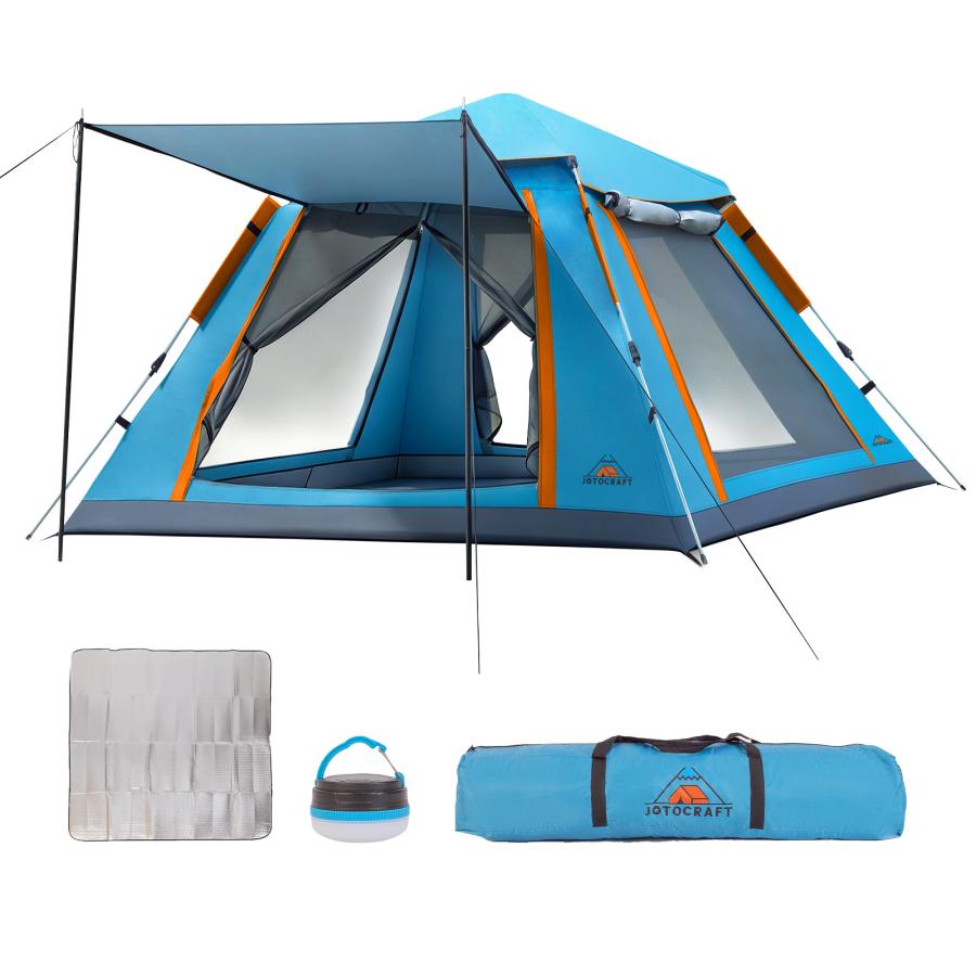 テント 大型 3人用 4人用 5人用 210×210cm ワンタッチ 軽量 フル