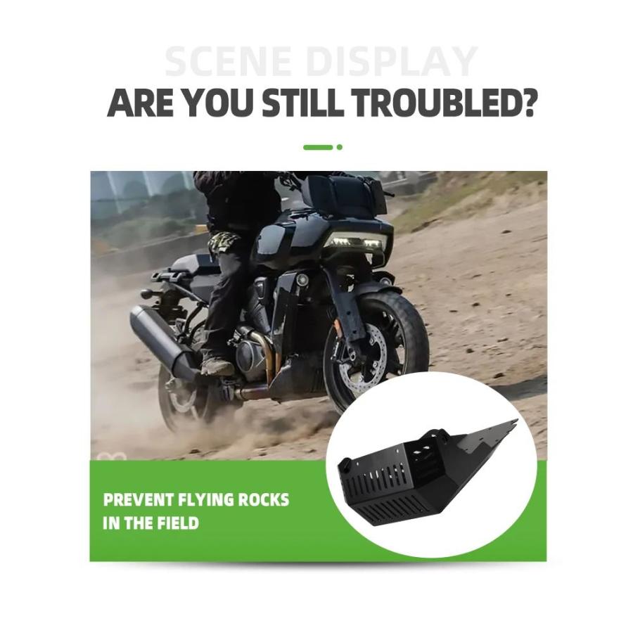 並行輸入品 ハーレーパンマナ1250 S P1250 RA1250用アクセサリー エンジンフレームガード 滑り止めプレート_2