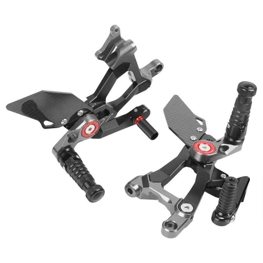 並行輸入品 バイク用カーボンフットレストキット ドゥカティパニガーレV4S V4R V4 ストリートファイターV4 2018 2023用リアキット_2