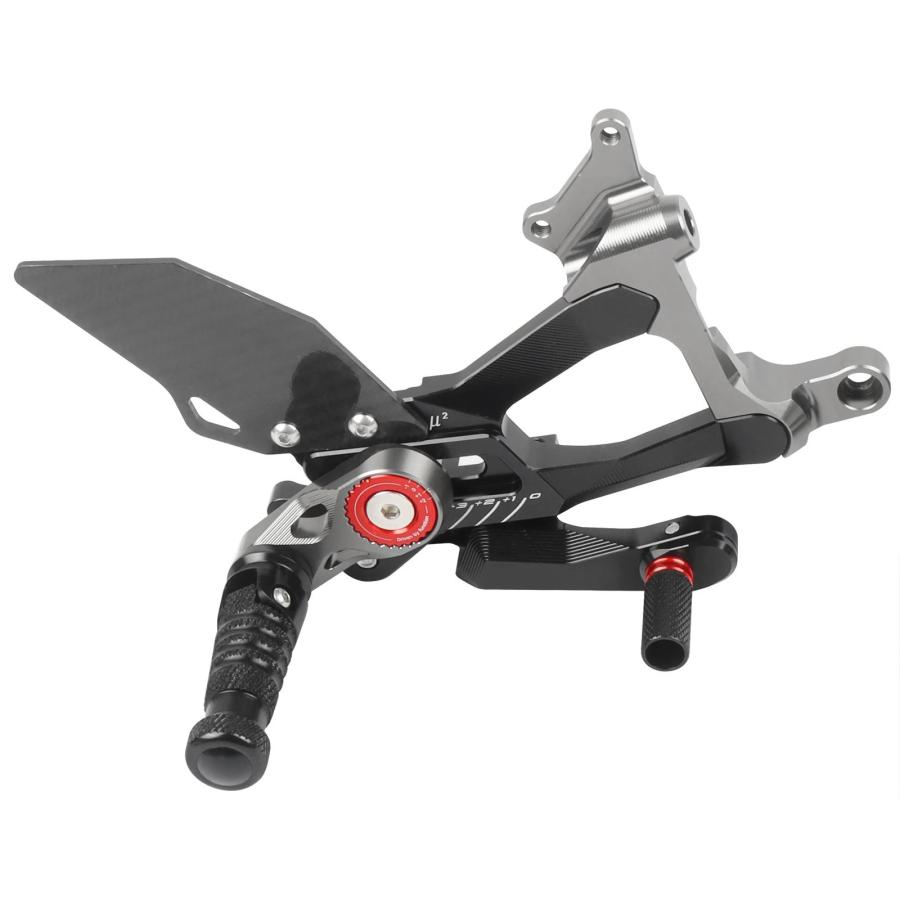 並行輸入品 バイク用カーボンフットレストキット ドゥカティパニガーレV4S V4R V4 ストリートファイターV4 2018 2023用リアキット_5