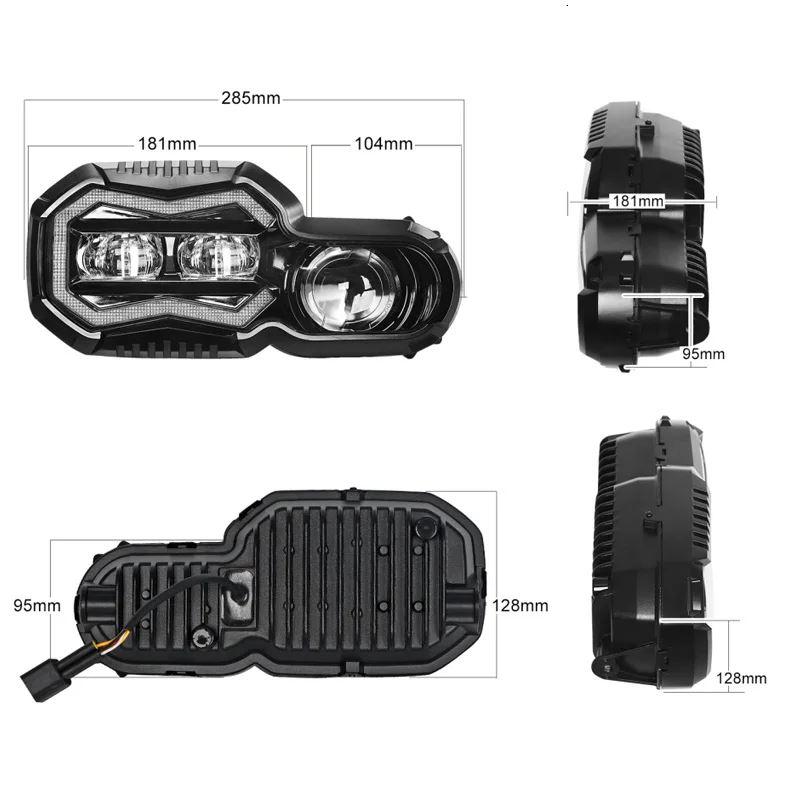 並行輸入品 BMW F800GS F800R F650GS F700GS ADVアドベンチャーF800用高ビーム ロービームプロジェクターヘッドライトアセンブリ_1