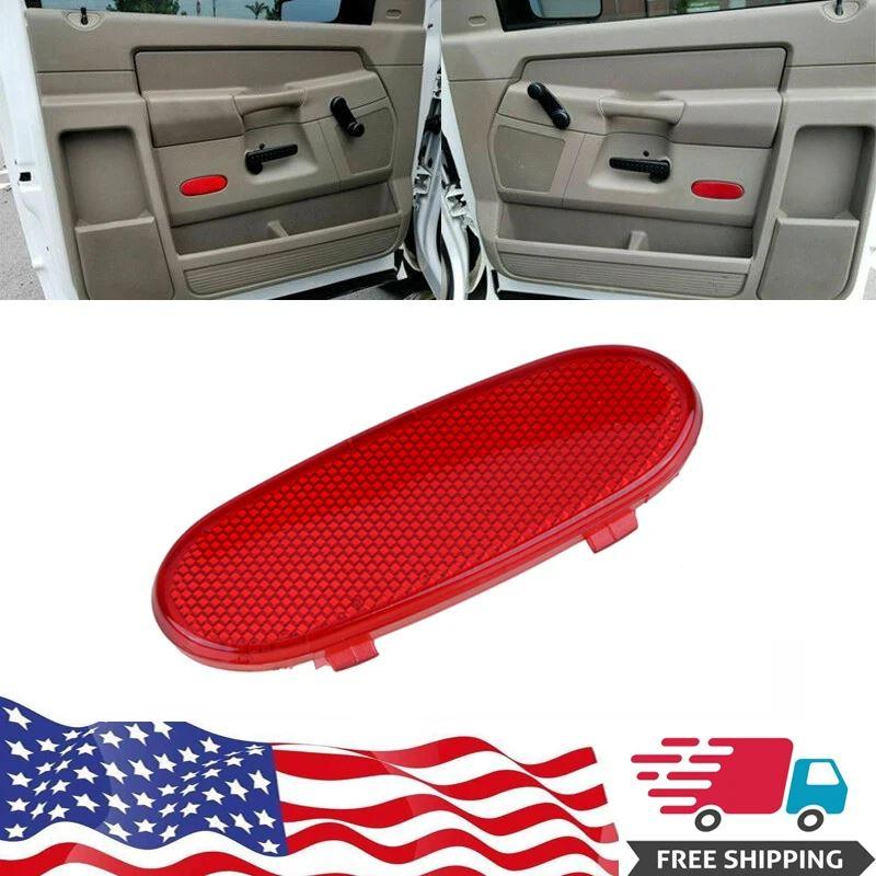 1 1PCインテリアフロントドアパネルリフレクターフィットダッジラム1500 2500 3500 20042009安全標識車アクセサリー交換