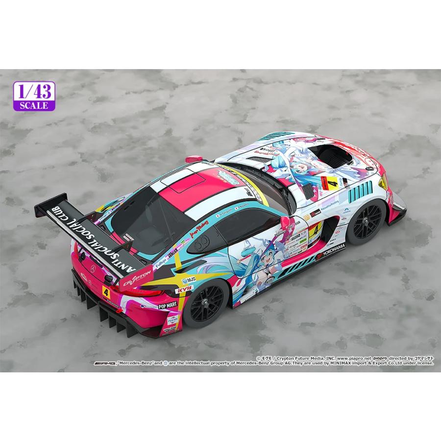 1/43 グッドスマイル 初音ミク AMG 2024 開幕戦Ver. : GSR 1/43 グッドスマイル 初音ミク AMG 2024 開幕戦Ver. : GSR