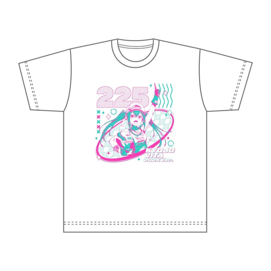レーシングミク KYOJO VITA 2025 Ver. Tシャツ : GSR ショップ by
