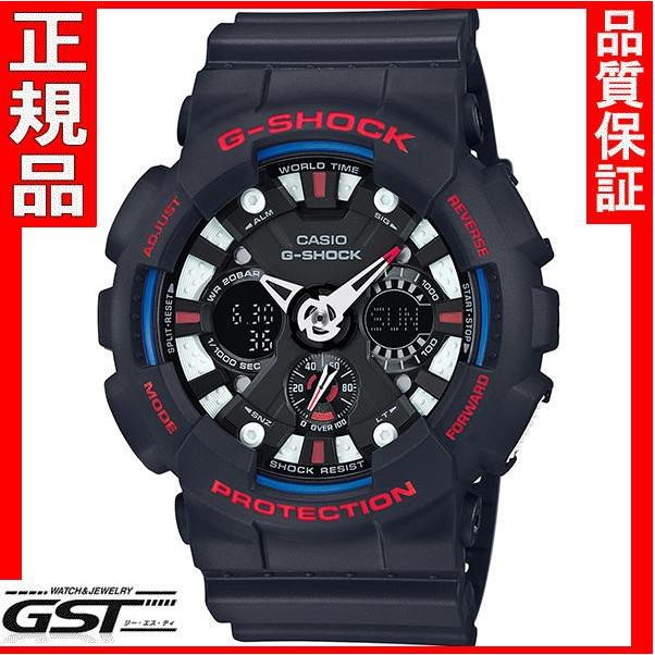 GショックGA-120TR-1AJFカシオ腕時計 Gショック メンズ(黒色〈ブラック〉)｜gst