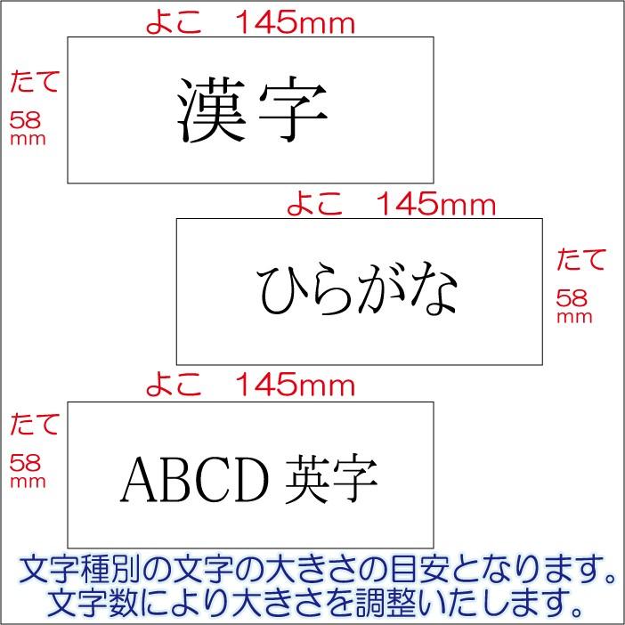 マンション 団地 集合住宅用表札 アクリルプレート ジャストサイズBタイプ 145X58mm r2002a |  | 03