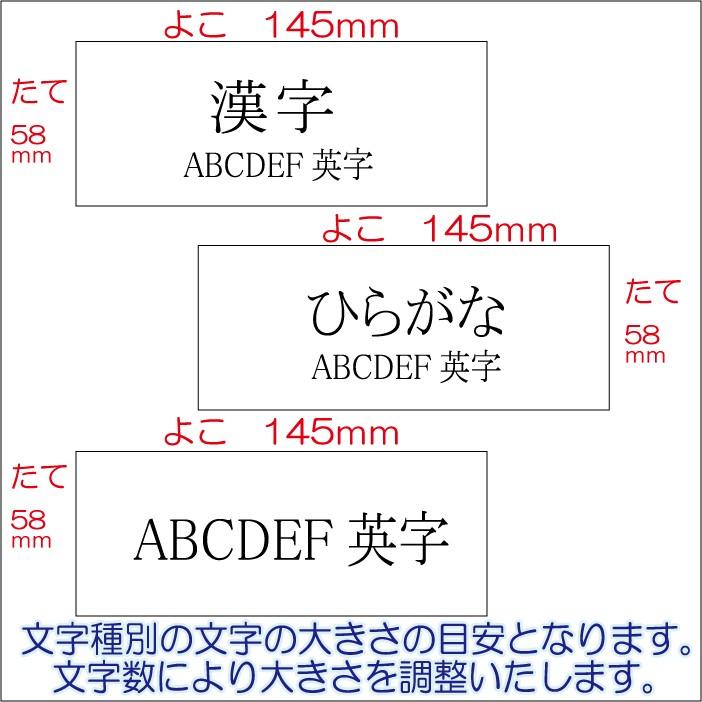 マンション 団地 集合住宅用表札 アクリルプレート ジャストサイズBタイプ2列 145X58mm r2002b |  | 03
