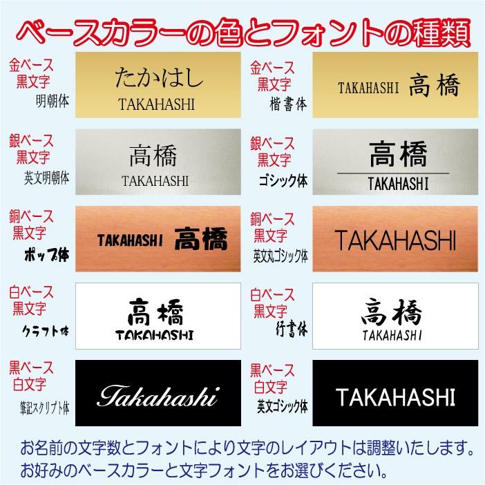 マンション 団地 集合住宅用表札 アクリルプレート ジャストサイズBタイプ2列 145X58mm r2002b |  | 04