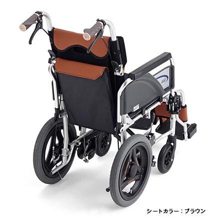 MiKi ミキ SKT-200B 自動ブレーキ付介助型車椅子【 新スキット】 : G 