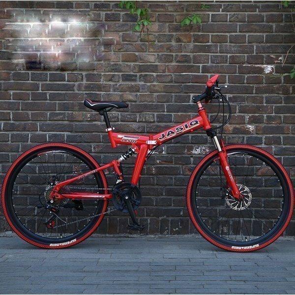 クロスバイク マウンテンバイク ショックアブソーバー付き