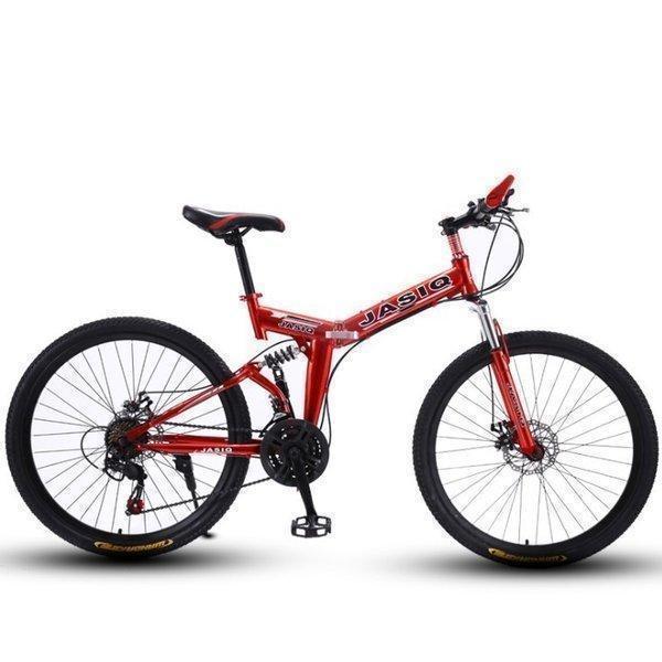 クロスバイク マウンテンバイク ショックアブソーバー付き