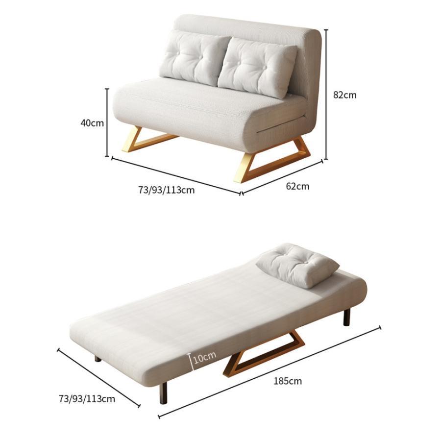 ソファーベッド 一人用 コンパクト 折りたたみ シングル 脚付き 3WAY ふわふわ生地 ソファベッド 安い 肘付きベッド ソファー ベッド フロアソファ 送料無料｜gt001｜12
