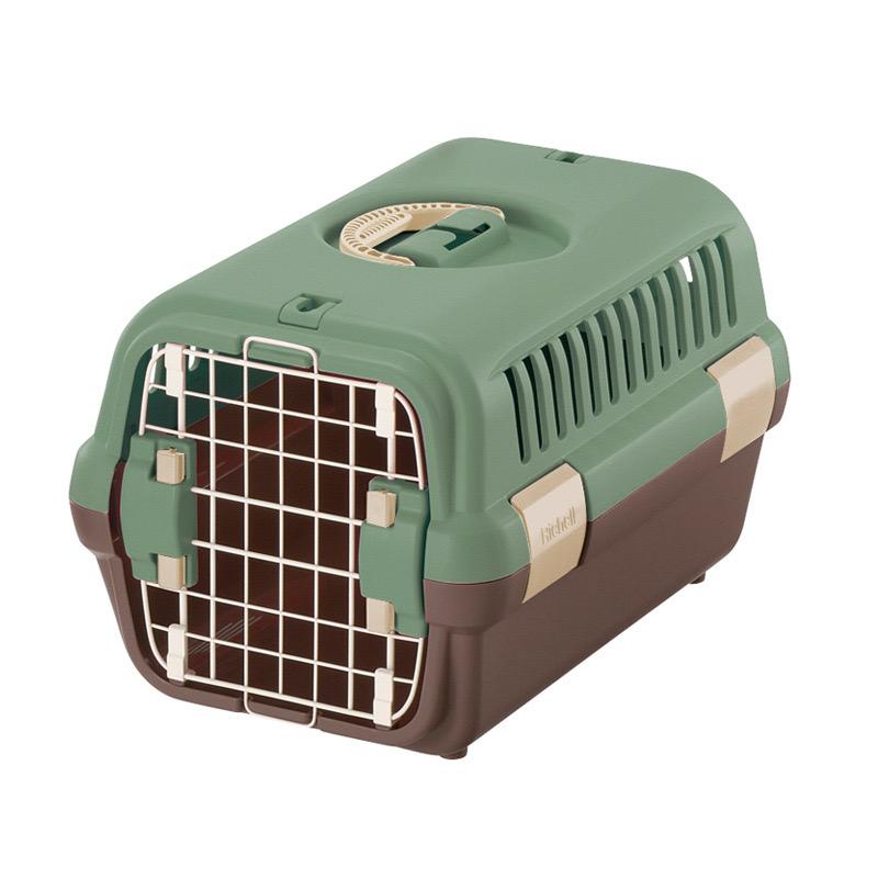 リッチェル　キャンピングキャリーダブルドア 犬・猫用 ダークブラウン blueplum_s-n-b079883ldm
