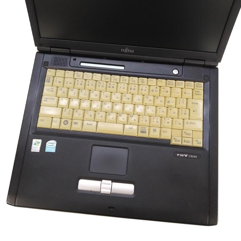 中古 ノートパソコン Microsoft Office搭載 Windows XP 富士通 FMV-C8240 CeleronM-1.73Ghz メモリ1GB HDD40GB DVDROM 15型 / 3ヵ月保証 | 富士通 | 03
