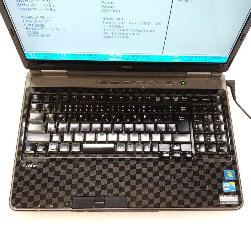 【NEC】LL750/M ノートパソコン　ジャンク ジャンク品 NEC ノートパソコン LL750｜Yahoo!フリマ（旧PayPay