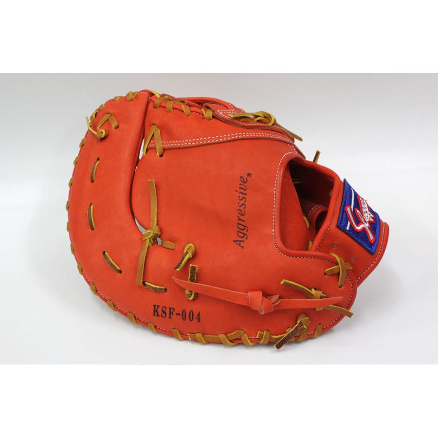 久保田スラッガー 2025 軟式 ファーストミット KSF-004 Fオレンジ M号