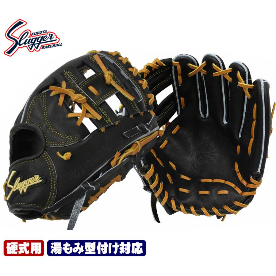 久保田スラッガー 2025 硬式グローブ 内野手 KSG-23MS ブラック 久保田スラッガー 2025 硬式グローブ 内野手 KSG-23MS ブラック