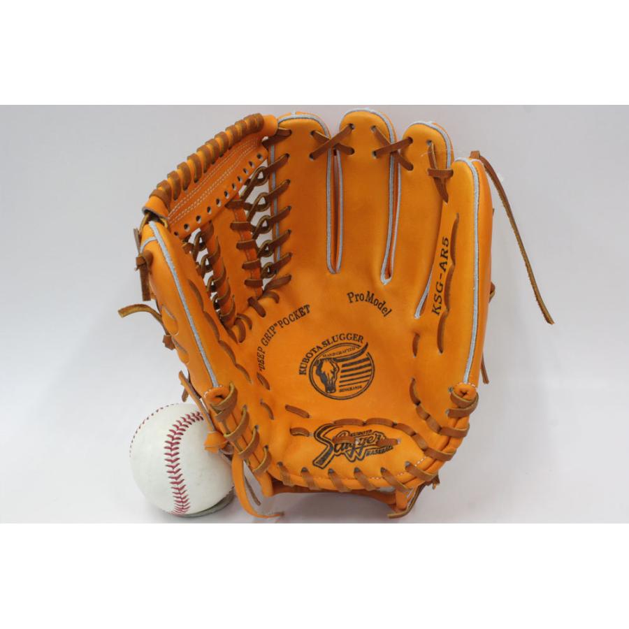 久保田スラッガー 2025  硬式グローブ 内野手 KSG-AR5 DPオレンジ ショート 高校野球対応 | 久保田スラッガー | 04