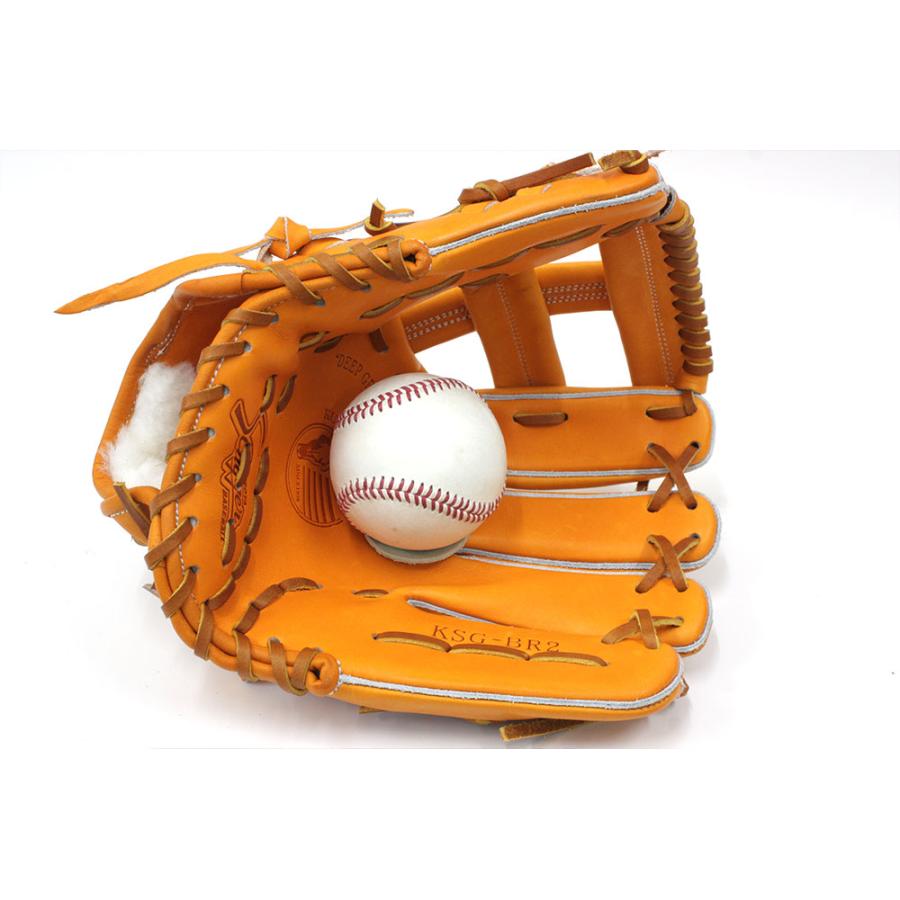 久保田スラッガー 2025 硬式グローブ 内野手 KSG-BR2 DPオレンジ 久保田スラッガー 2025 硬式グローブ 内野手 KSG-BR2 DPオレンジ