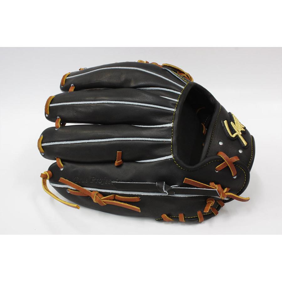 送料無料 久保田スラッガー 硬式グローブ 内野手 KSG-D1 ブラック 三遊間向け 京田モデル 高校野球対応|gtk|03