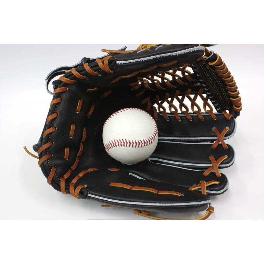 送料無料 久保田スラッガー 硬式グローブ 内野手 KSG-D1 ブラック 三遊間向け 京田モデル 高校野球対応|gtk|05